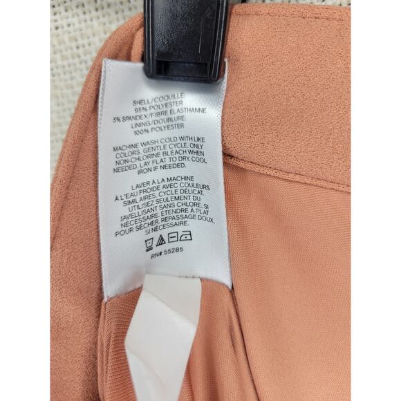 EXPRESS NWOT Pink Side Tie Pencil Skirt Size 8 - Picture 7 of 8